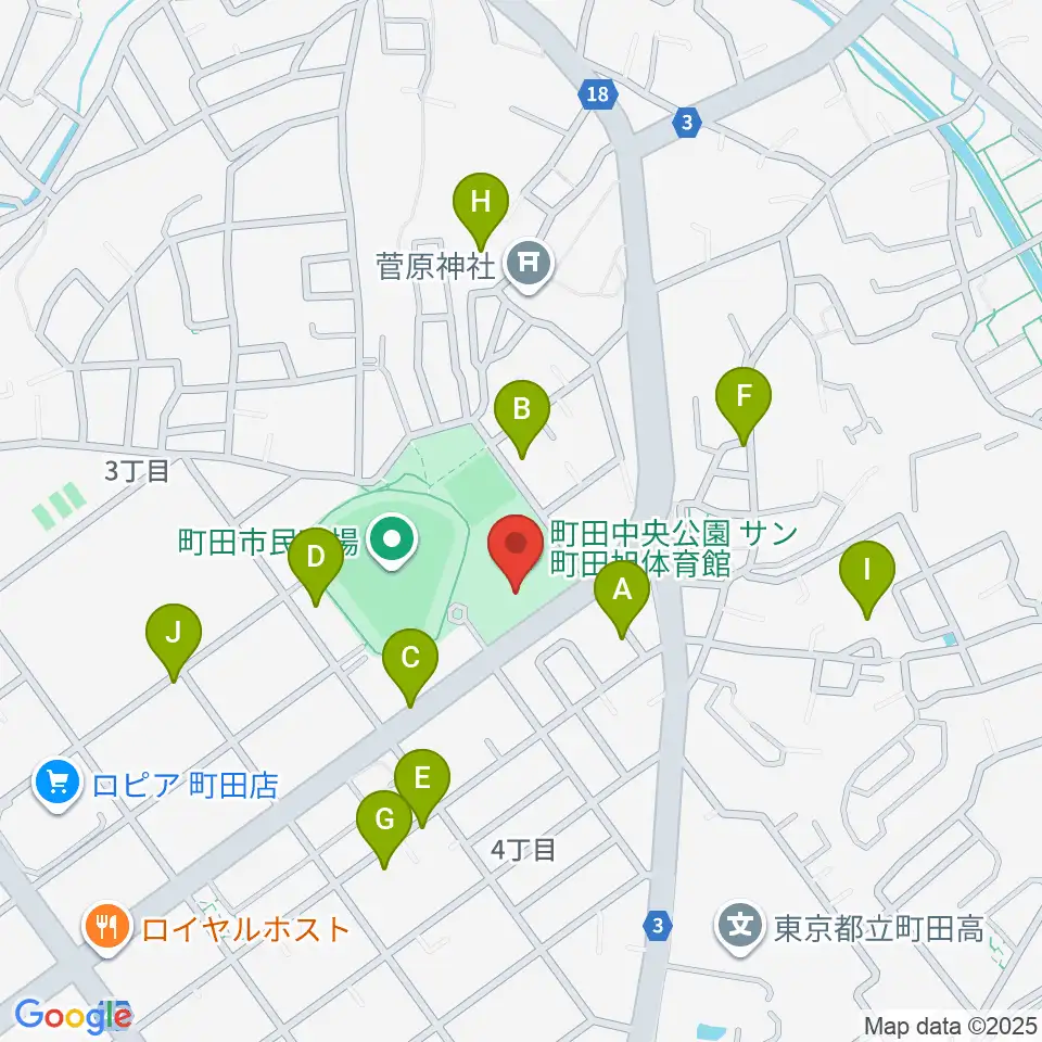サン町田旭体育館周辺の駐車場・コインパーキング一覧地図
