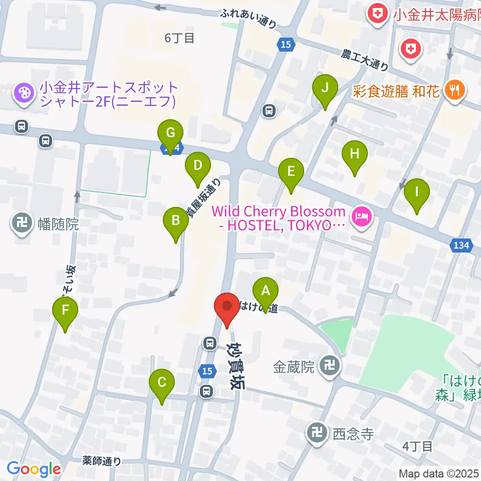 PLUS+FACTOR STUDIO周辺の駐車場・コインパーキング一覧地図