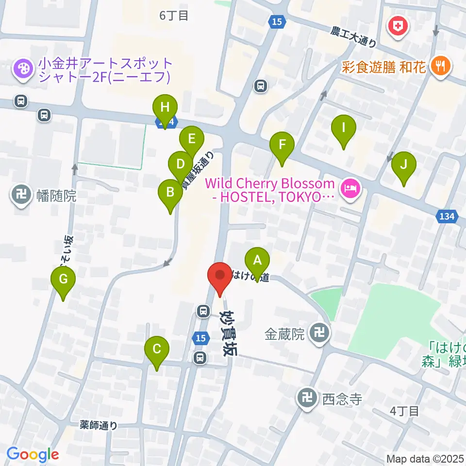 PLUS+FACTOR STUDIO周辺の駐車場・コインパーキング一覧地図