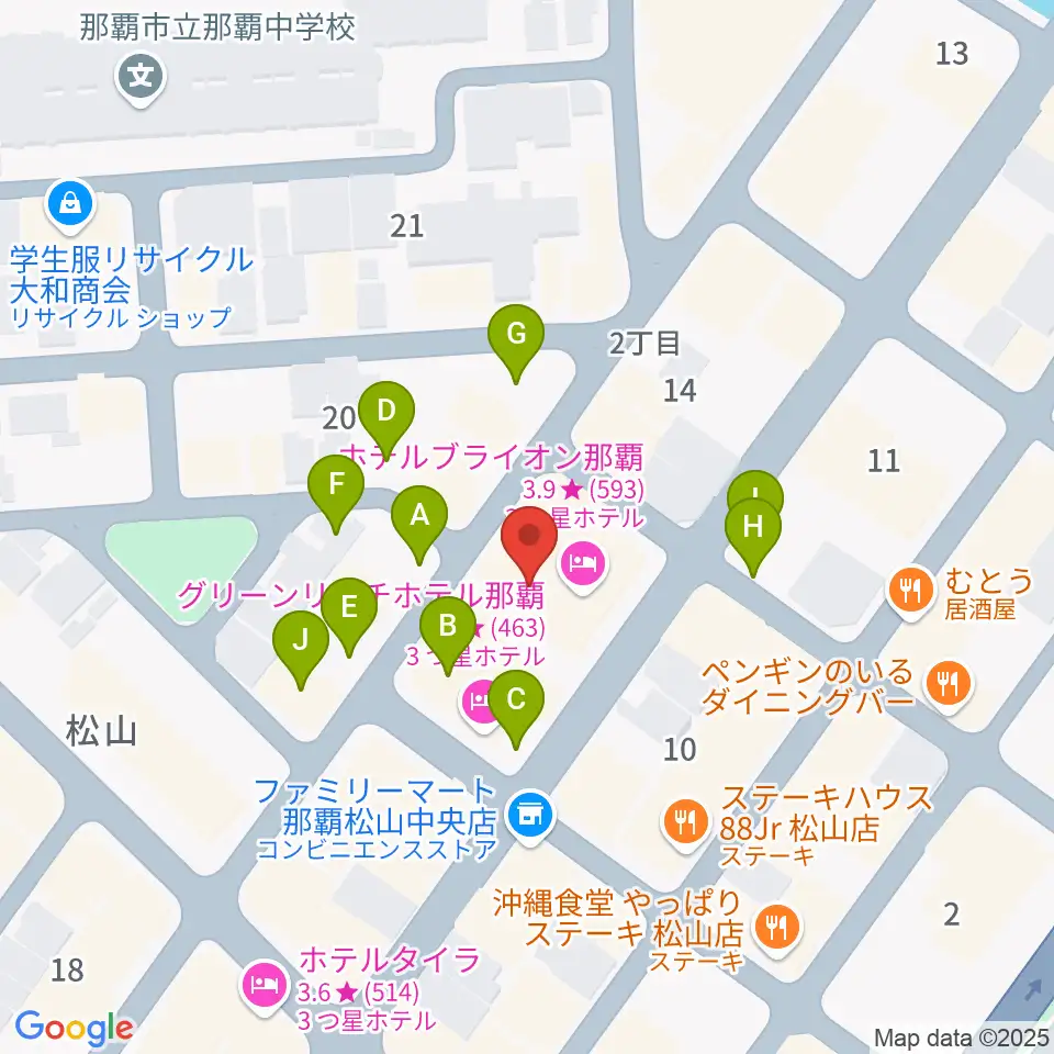 ドラムショップハル周辺の駐車場・コインパーキング一覧地図