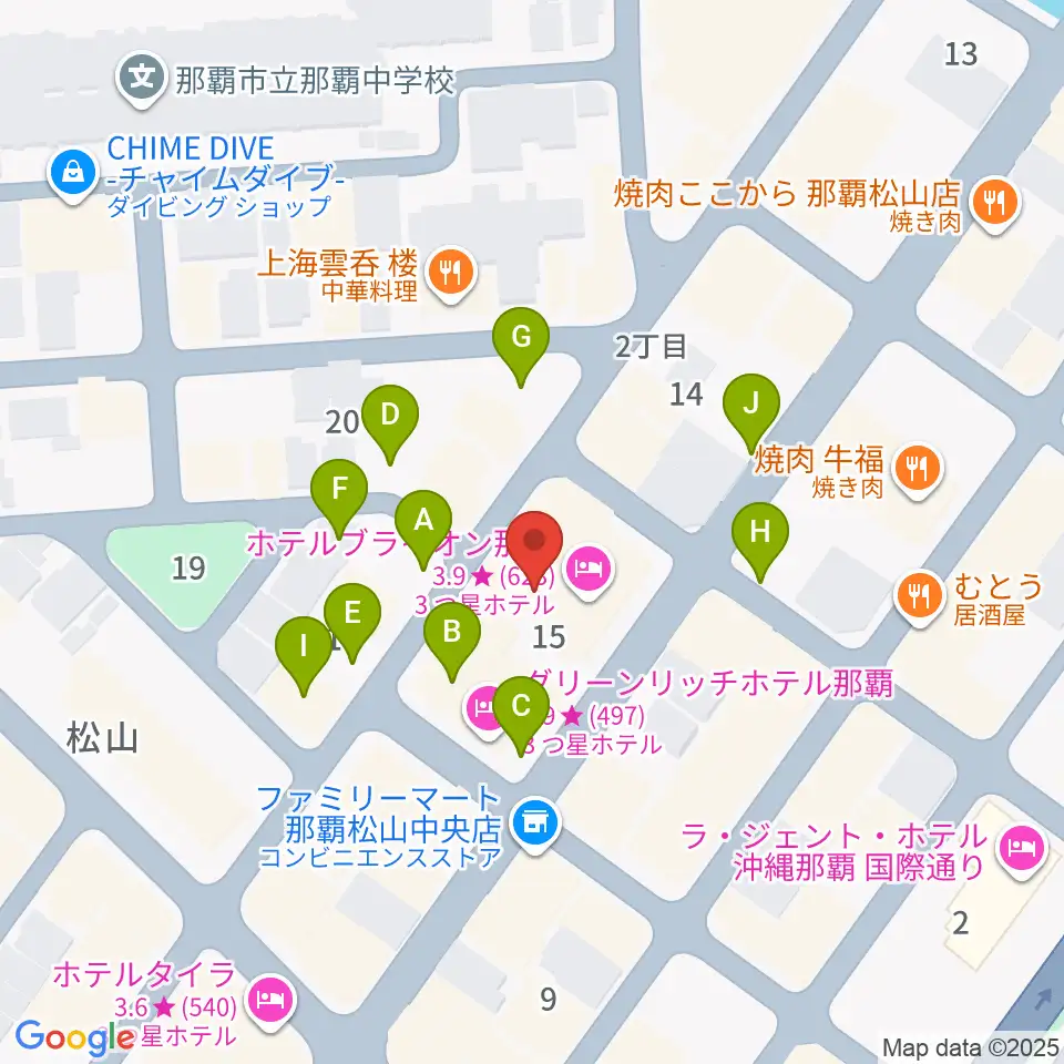 ドラムショップハル周辺の駐車場・コインパーキング一覧地図