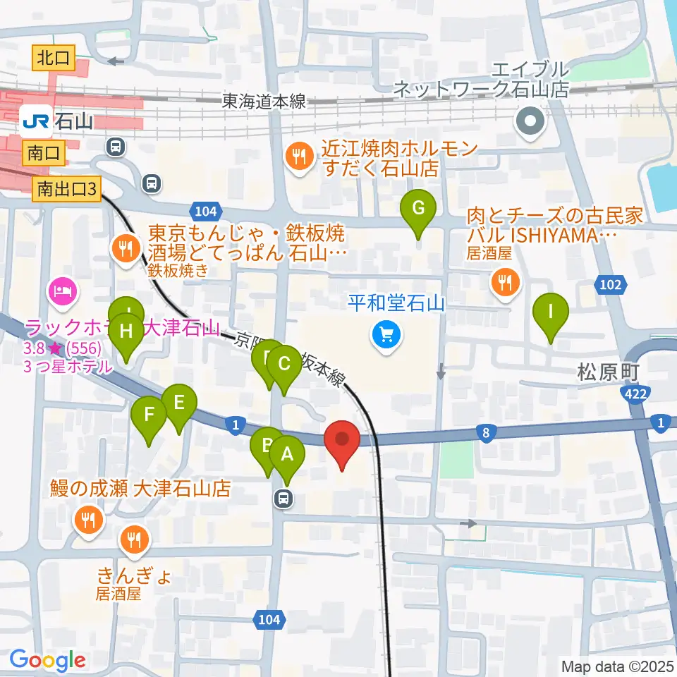 アンネの音楽教室周辺の駐車場・コインパーキング一覧地図