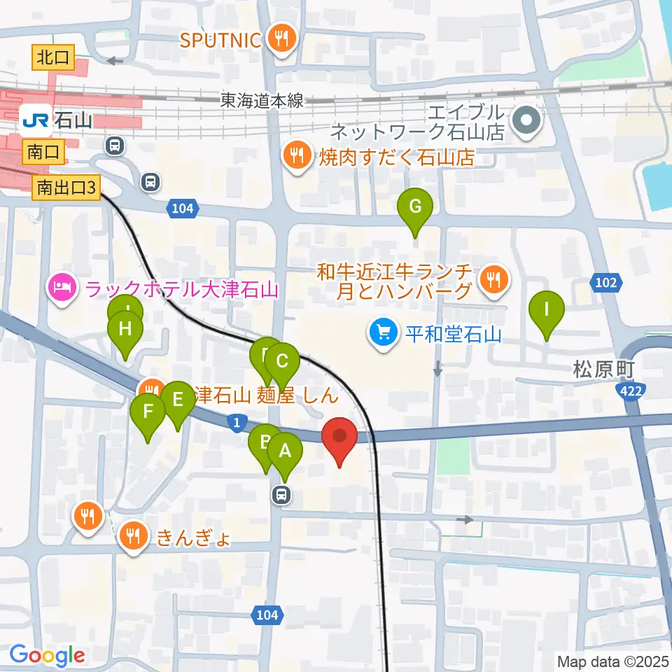 アンネの音楽教室周辺の駐車場・コインパーキング一覧地図