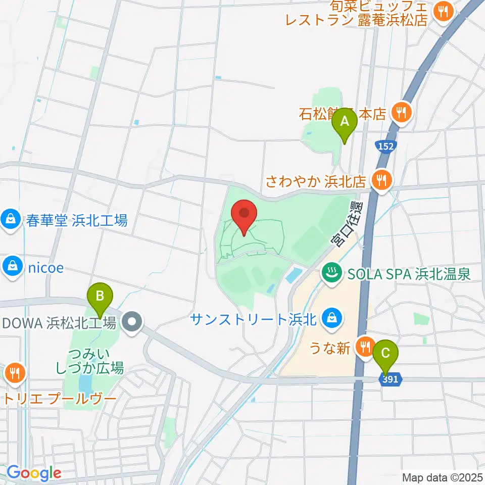 サーラグリーンアリーナ周辺の駐車場・コインパーキング一覧地図