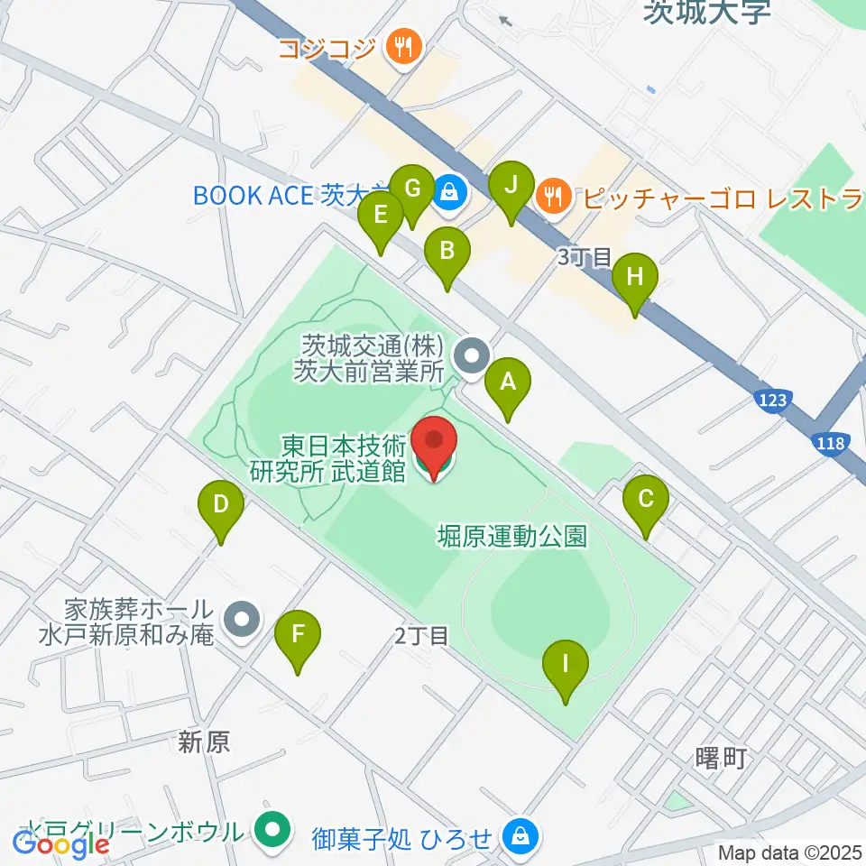 アルテンジャパン武道館周辺の駐車場・コインパーキング一覧地図