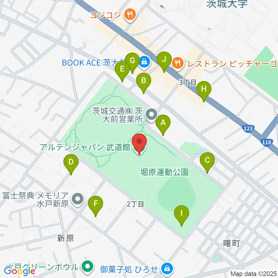アルテンジャパン武道館周辺の駐車場・コインパーキング一覧地図