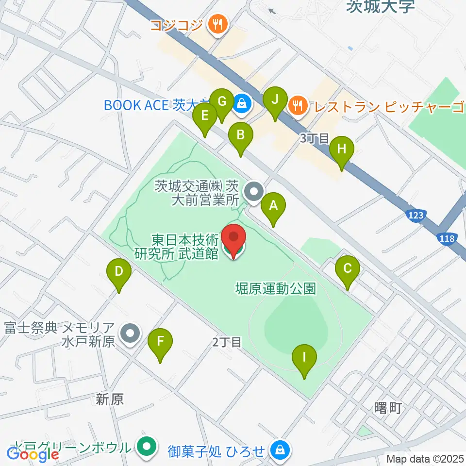 アルテンジャパン武道館周辺の駐車場・コインパーキング一覧地図