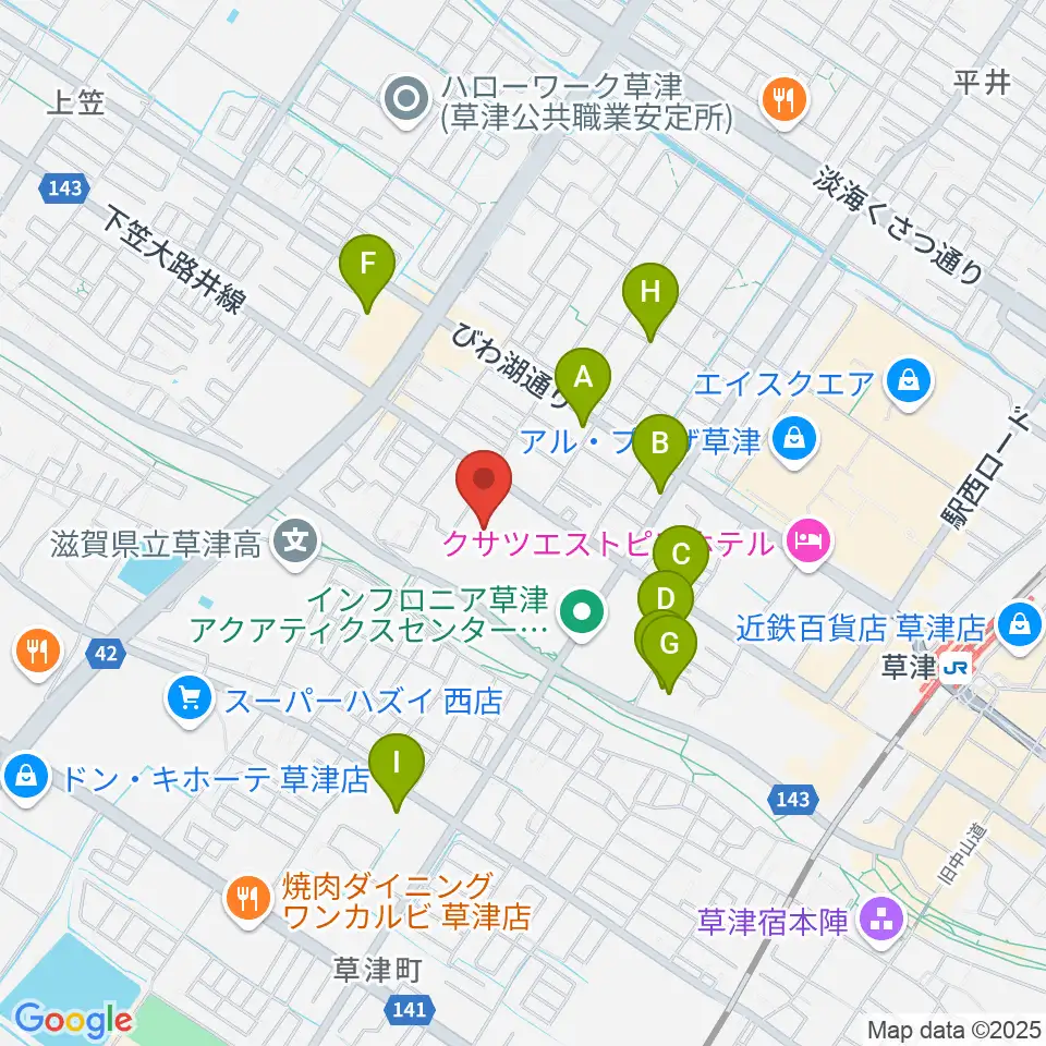 YMITアリーナ周辺の駐車場・コインパーキング一覧地図