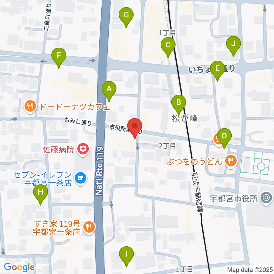 デラックスレコード周辺の駐車場・コインパーキング一覧地図