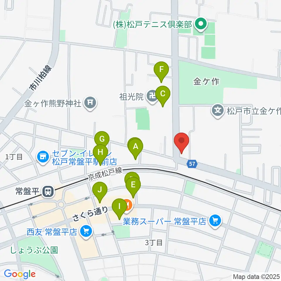 オハナホール周辺の駐車場・コインパーキング一覧地図