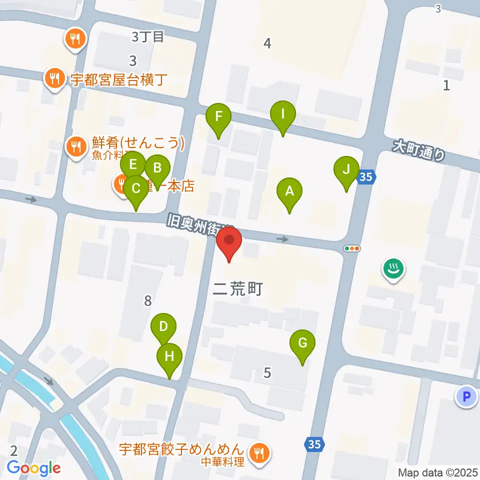 フォールーラーレコーズ周辺の駐車場・コインパーキング一覧地図