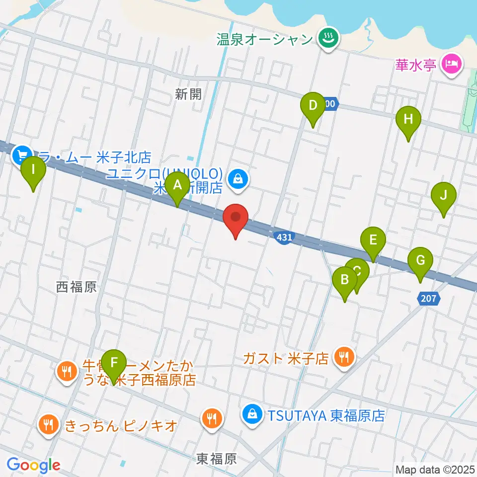 鳥取県立米子産業体育館周辺の駐車場・コインパーキング一覧地図