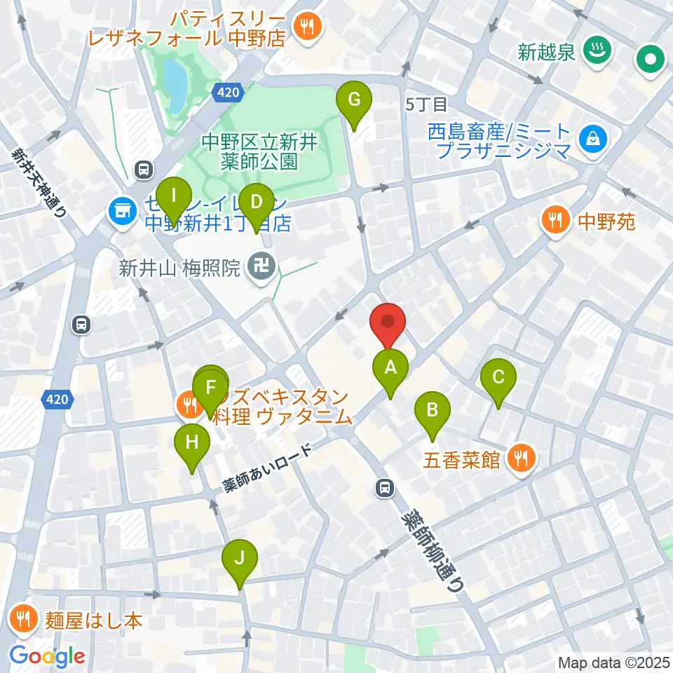 STUDIO LIFE周辺の駐車場・コインパーキング一覧地図
