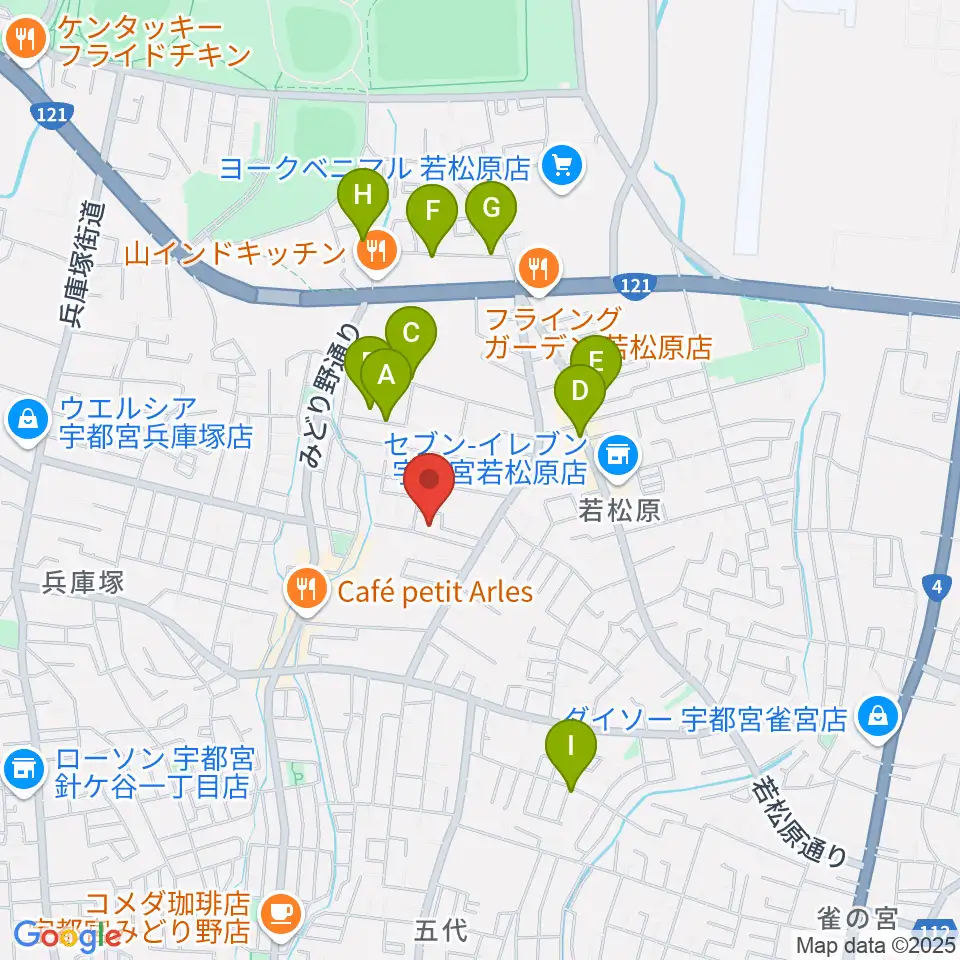ピアノ教室ぷりまう″ぇーら周辺の駐車場・コインパーキング一覧地図