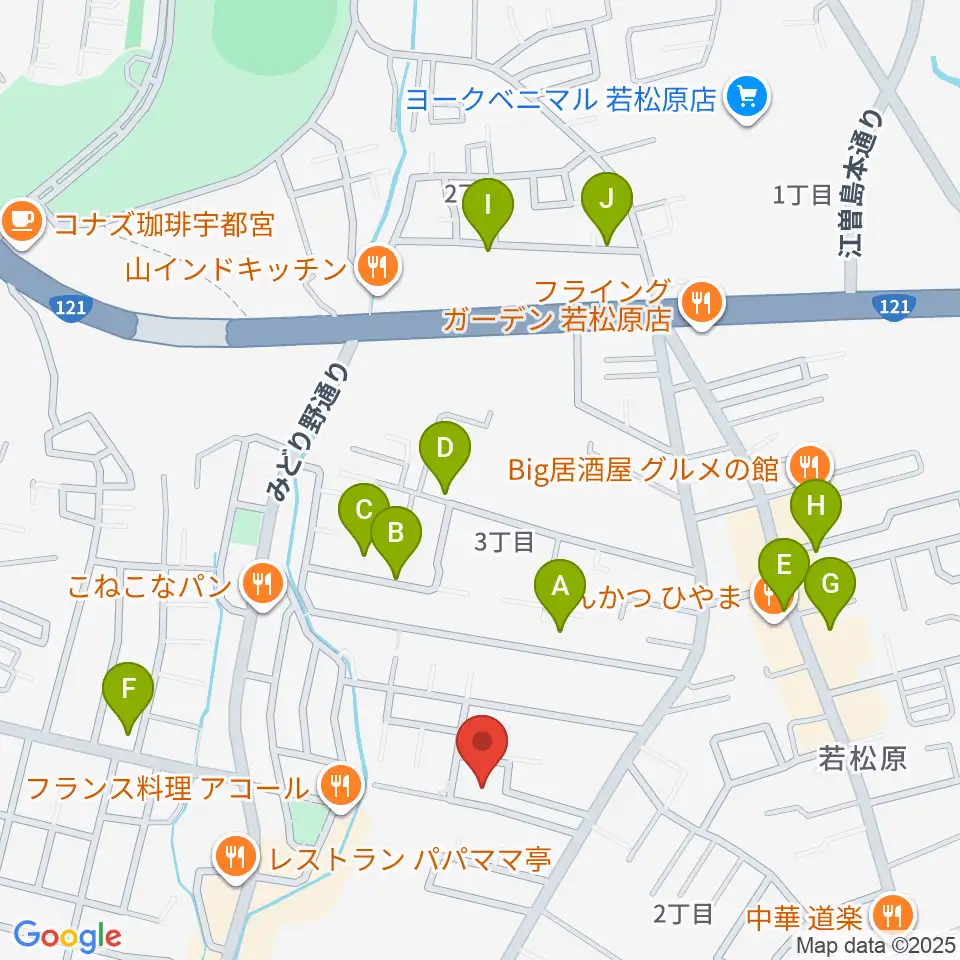 ピアノ教室ぷりまう″ぇーら周辺の駐車場・コインパーキング一覧地図