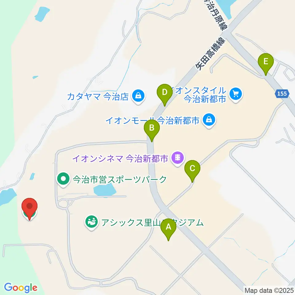 ありがとうサービス.夢スタジアム周辺の駐車場・コインパーキング一覧地図