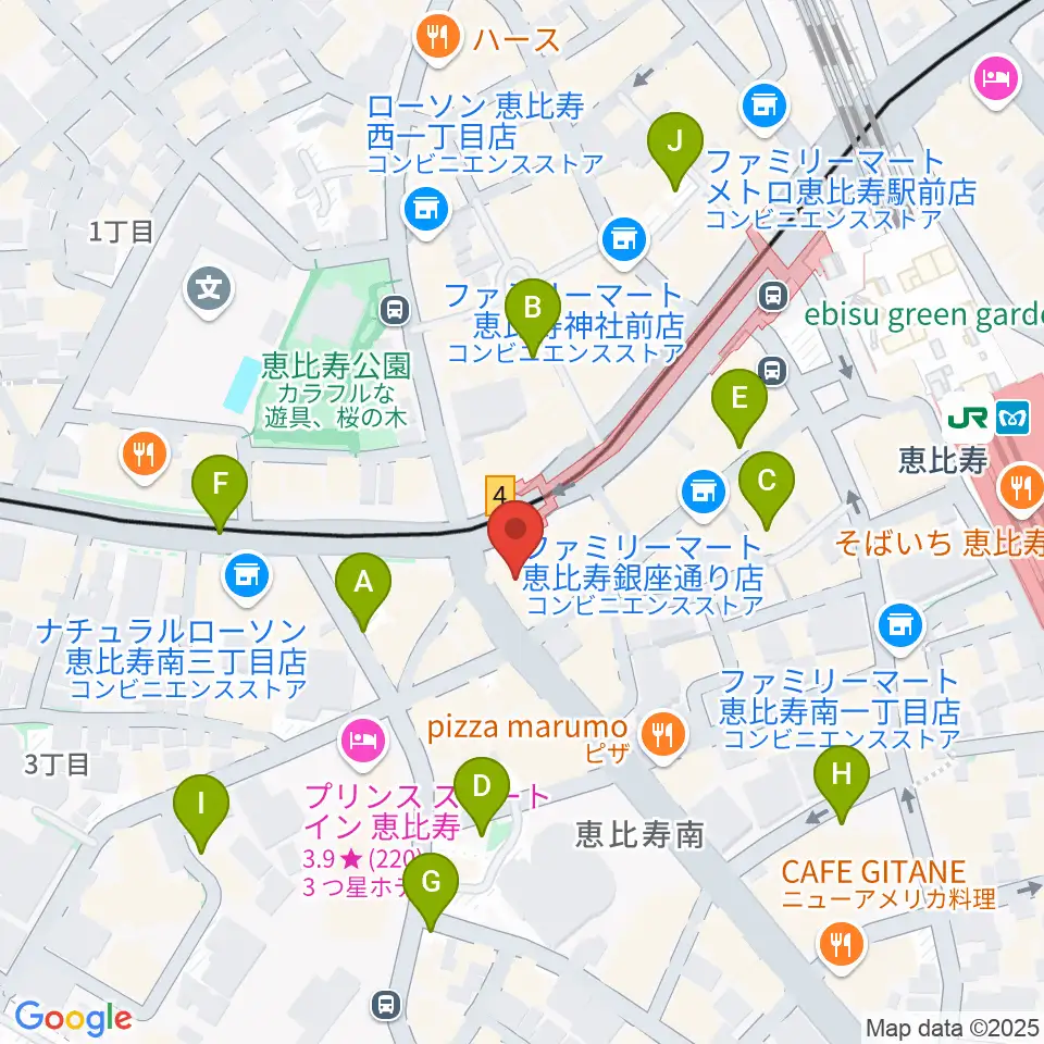 スマイルヴォイス恵比寿校周辺の駐車場・コインパーキング一覧地図
