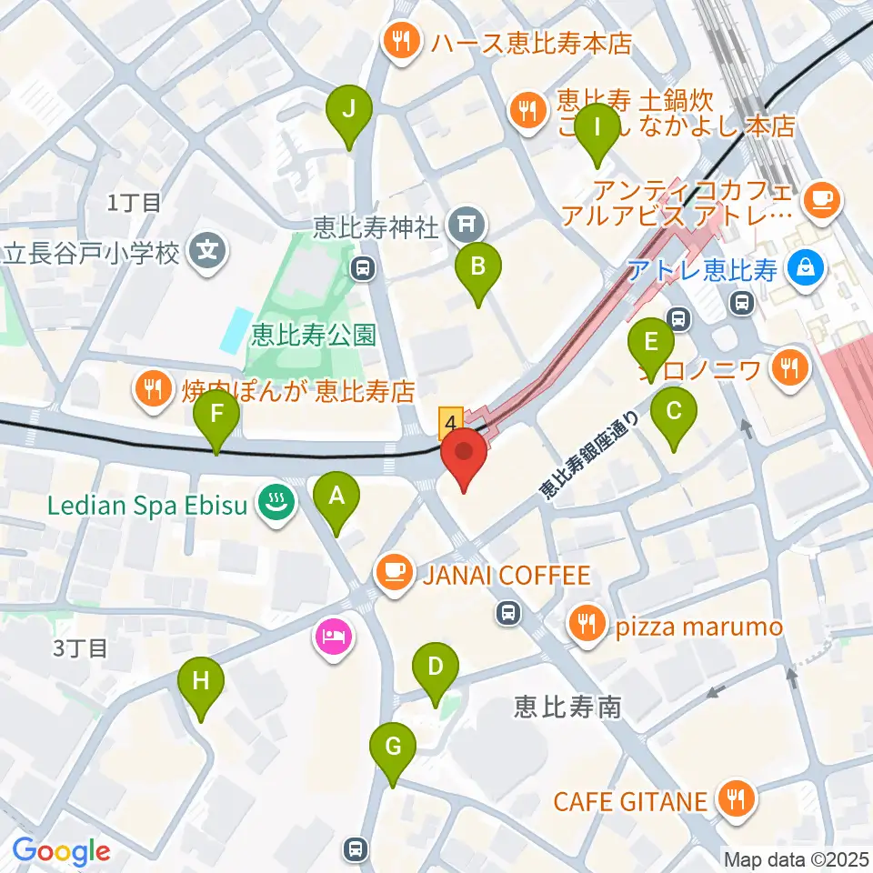 スマイルヴォイス恵比寿校周辺の駐車場・コインパーキング一覧地図