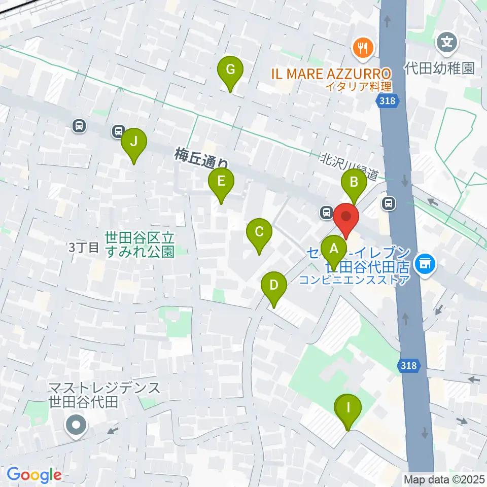 big turtle STUDIOS周辺の駐車場・コインパーキング一覧地図