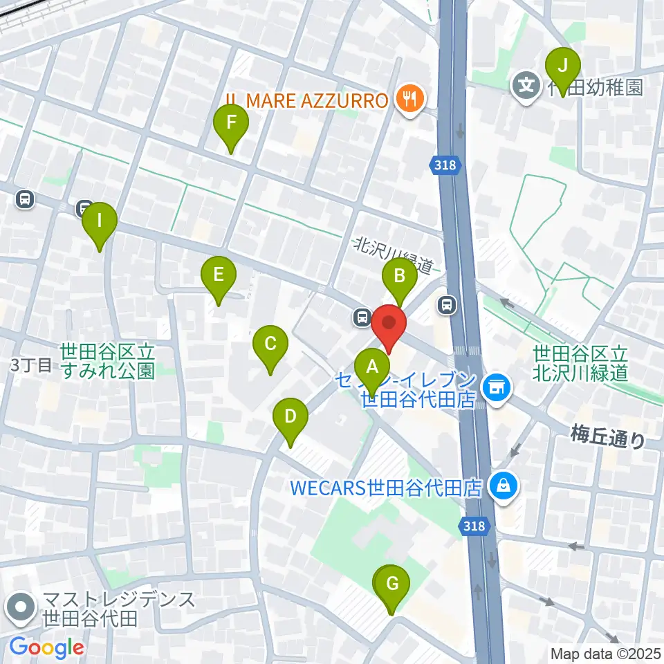 big turtle STUDIOS周辺の駐車場・コインパーキング一覧地図