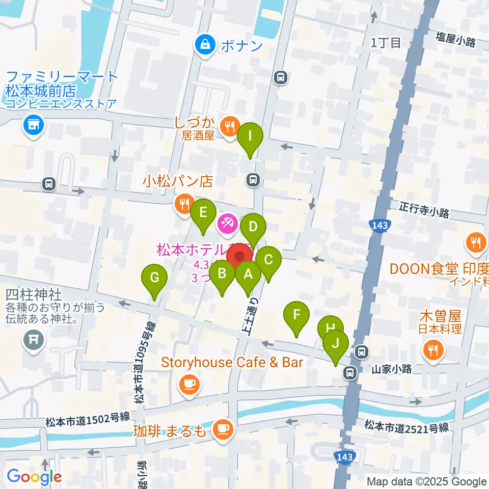 上土ふれあいホール周辺の駐車場・コインパーキング一覧地図
