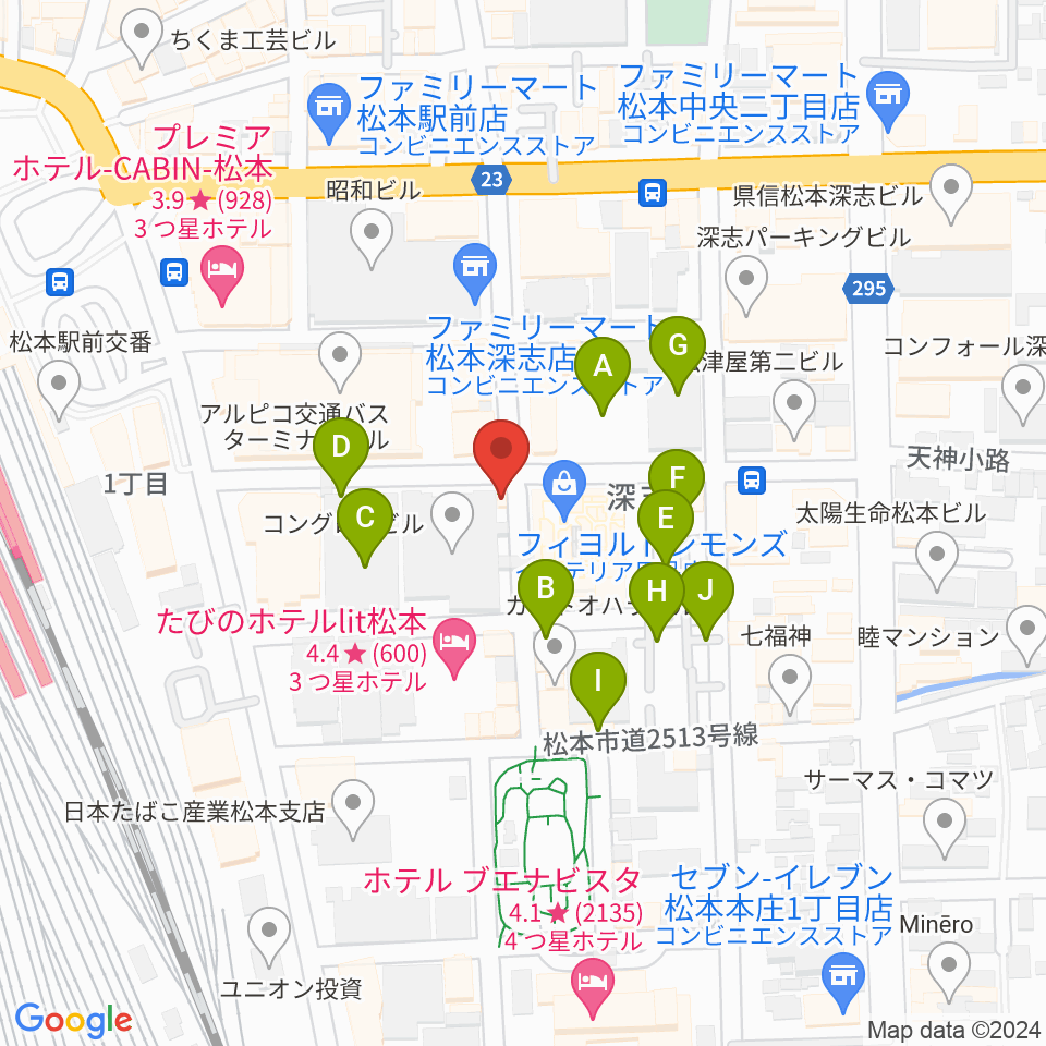 中村ギター音楽院周辺の駐車場・コインパーキング一覧地図