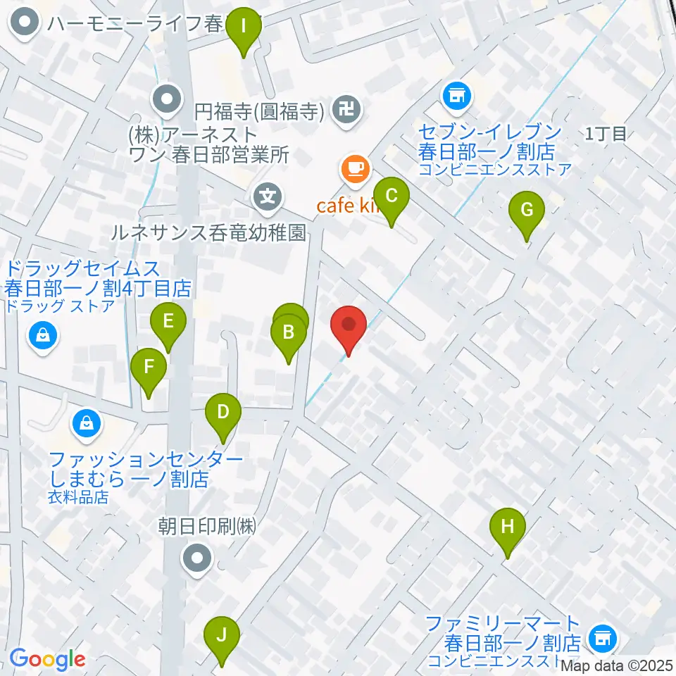 ヴァイオリン工房 IL VIOLINO周辺の駐車場・コインパーキング一覧地図
