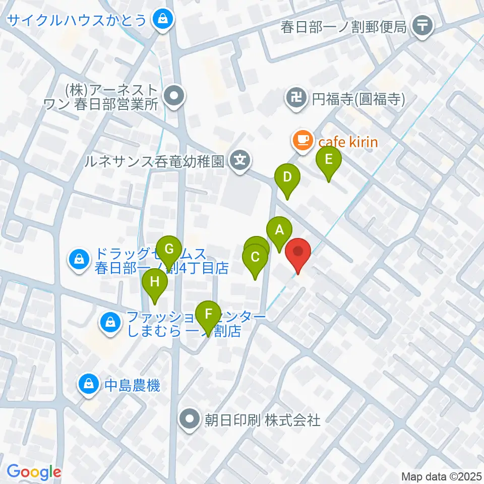ヴァイオリン工房 IL VIOLINO周辺の駐車場・コインパーキング一覧地図