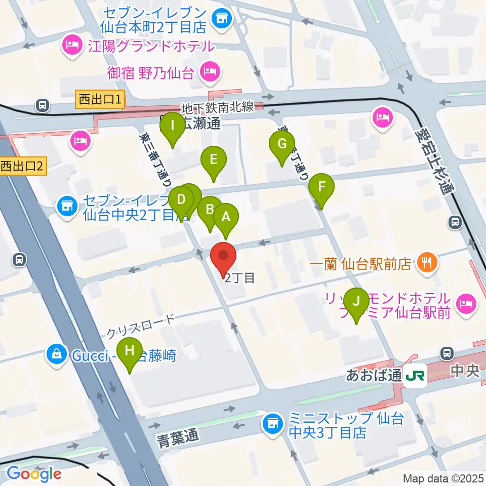 誰も知らない劇場周辺の駐車場・コインパーキング一覧地図