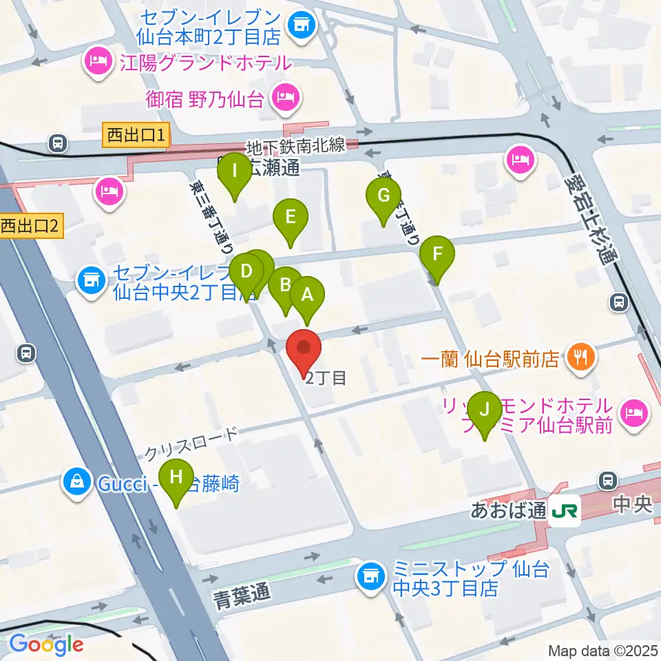 誰も知らない劇場周辺の駐車場・コインパーキング一覧地図