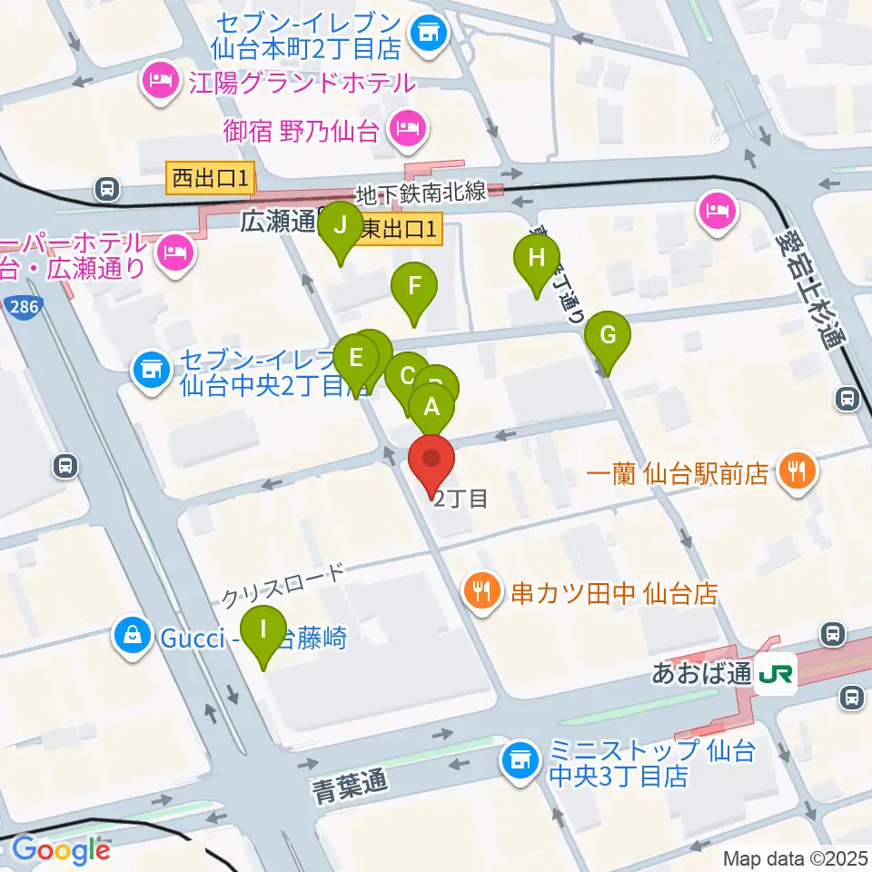 誰も知らない劇場周辺の駐車場・コインパーキング一覧地図