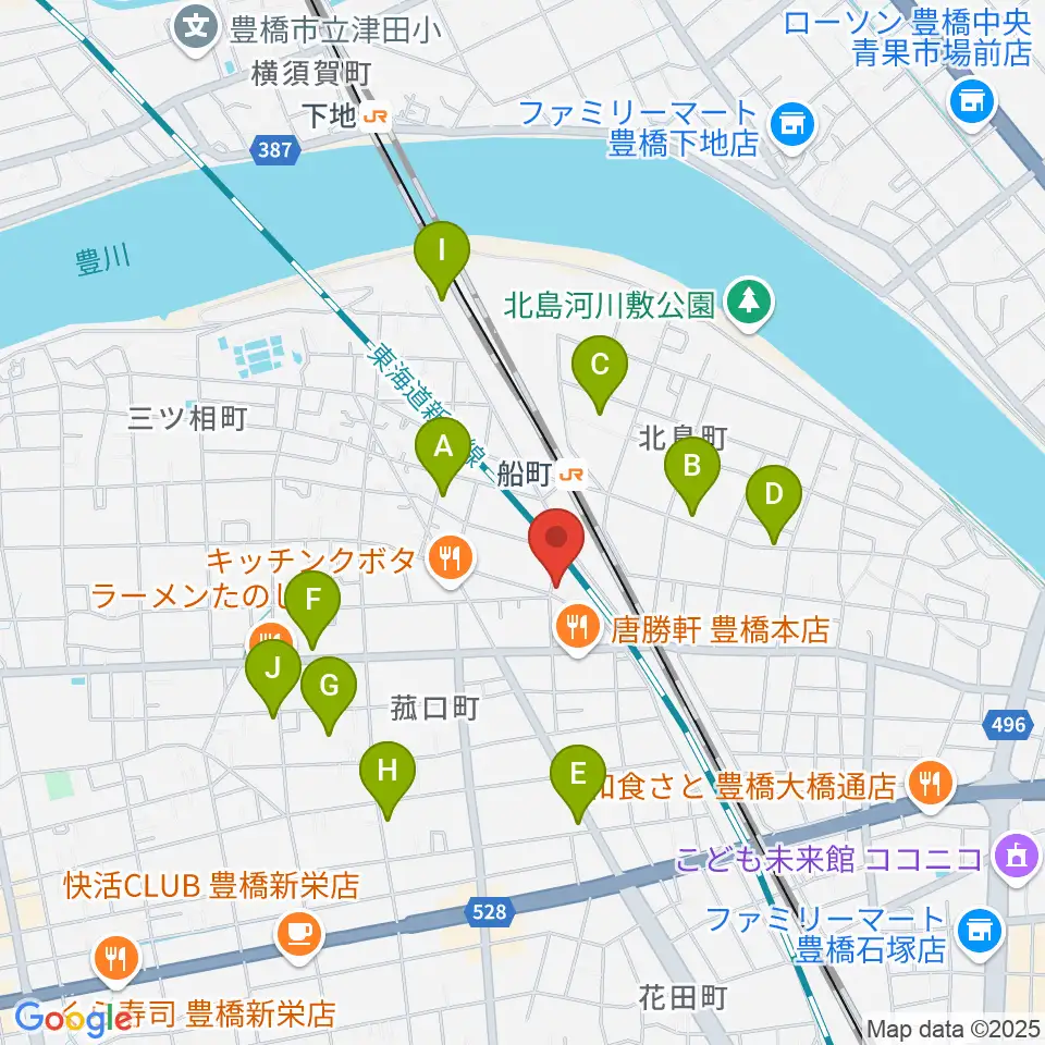ファーストミュージック周辺の駐車場・コインパーキング一覧地図