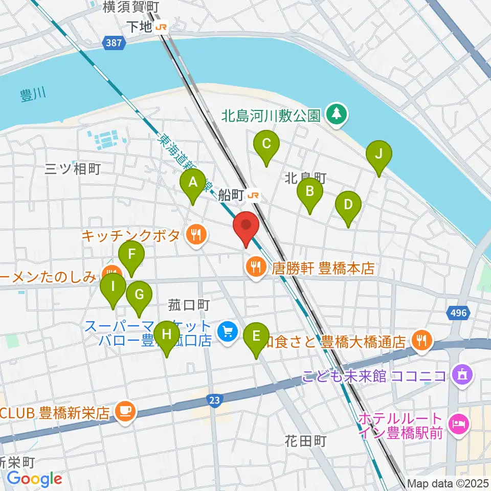 ファーストミュージック周辺の駐車場・コインパーキング一覧地図