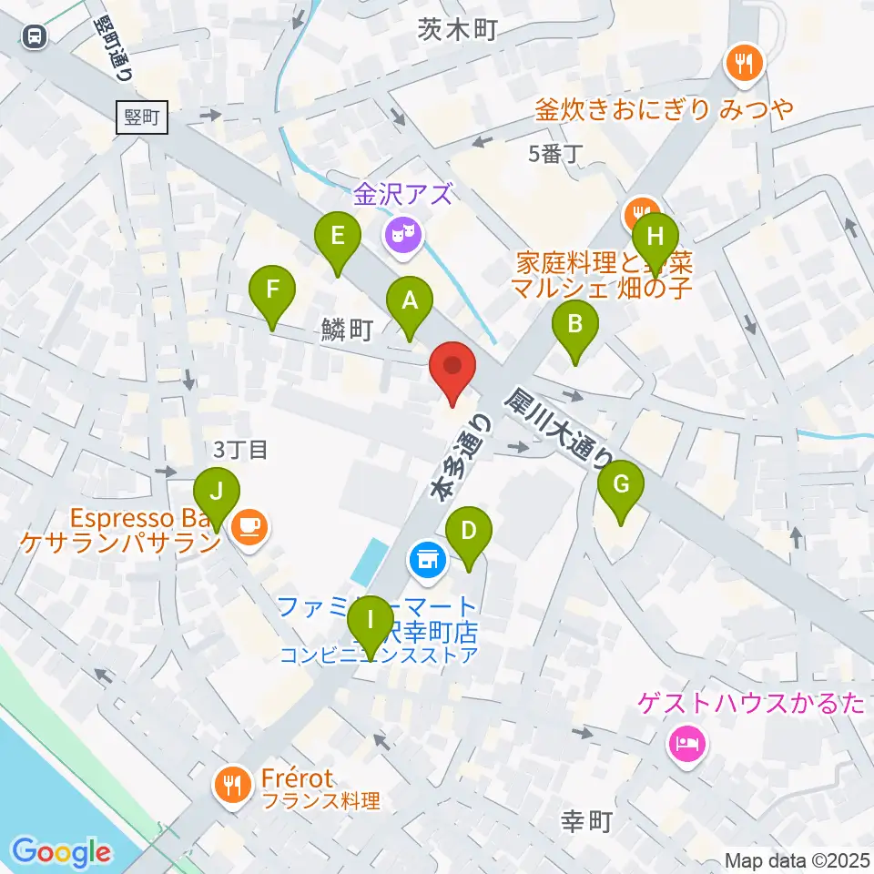 エスタシオレコーズ周辺の駐車場・コインパーキング一覧地図