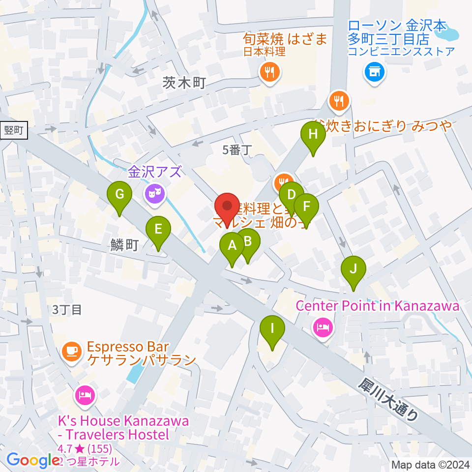 道草カフェ・アルプ周辺の駐車場・コインパーキング一覧地図