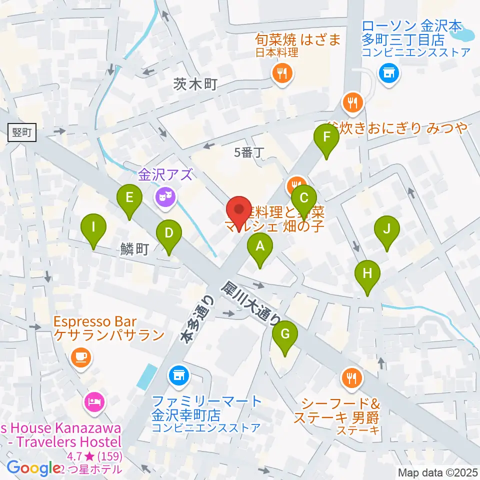 道草カフェ・アルプ周辺の駐車場・コインパーキング一覧地図