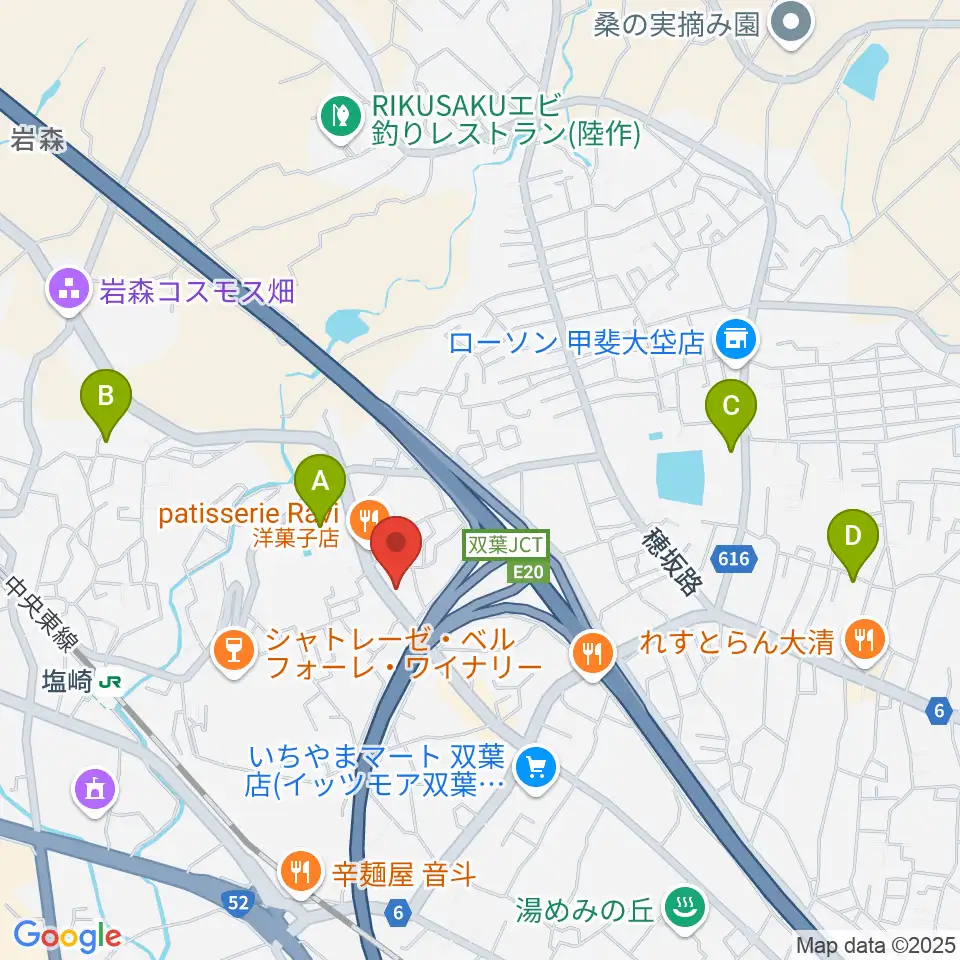 iB MUSIC STUDIO周辺の駐車場・コインパーキング一覧地図