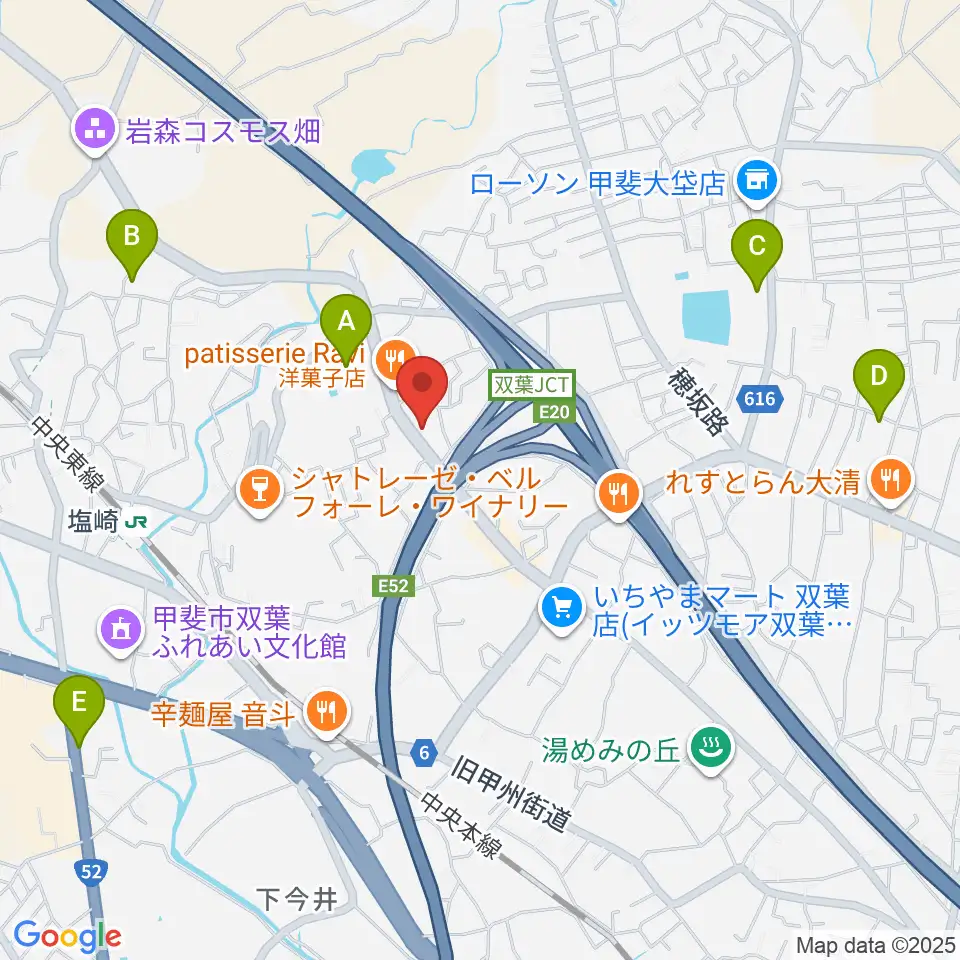 iB MUSIC STUDIO周辺の駐車場・コインパーキング一覧地図