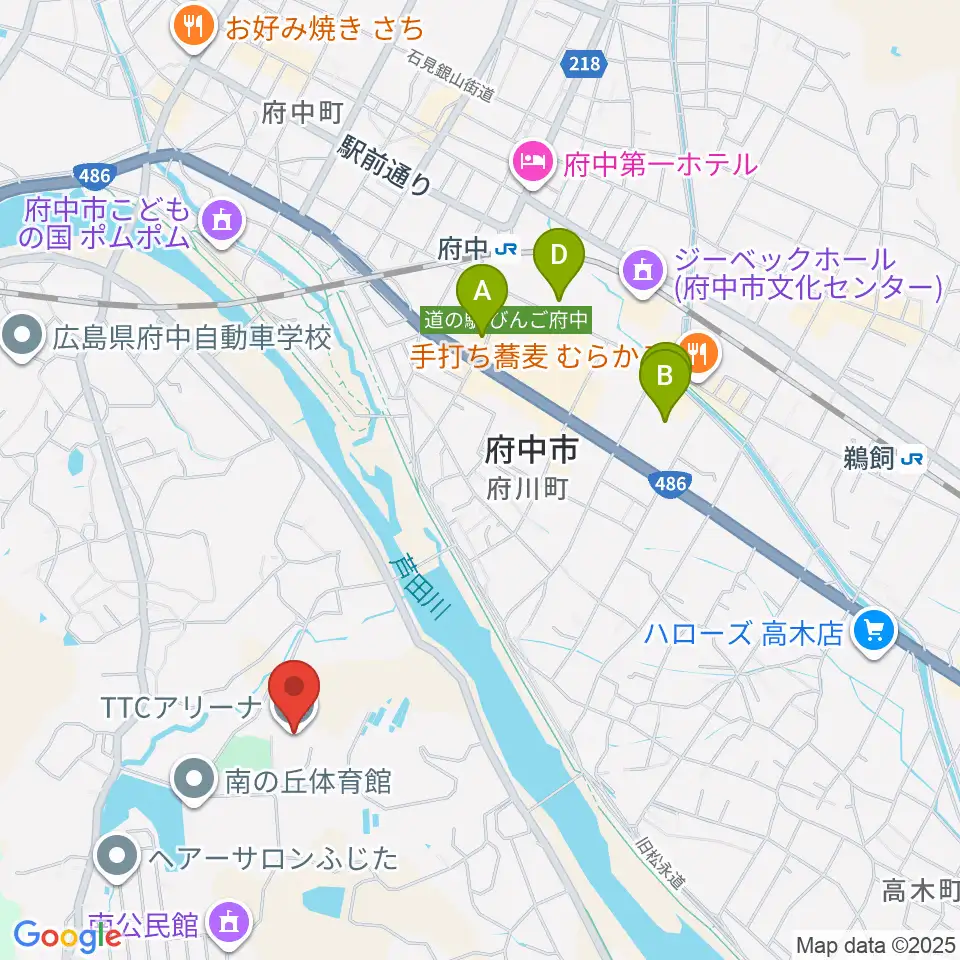 TTCアリーナ周辺の駐車場・コインパーキング一覧地図