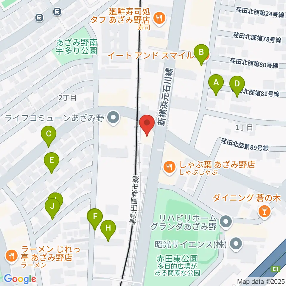 sound studio U-Be周辺の駐車場・コインパーキング一覧地図
