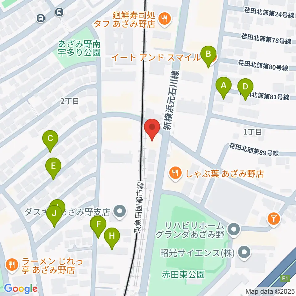 sound studio U-Be周辺の駐車場・コインパーキング一覧地図