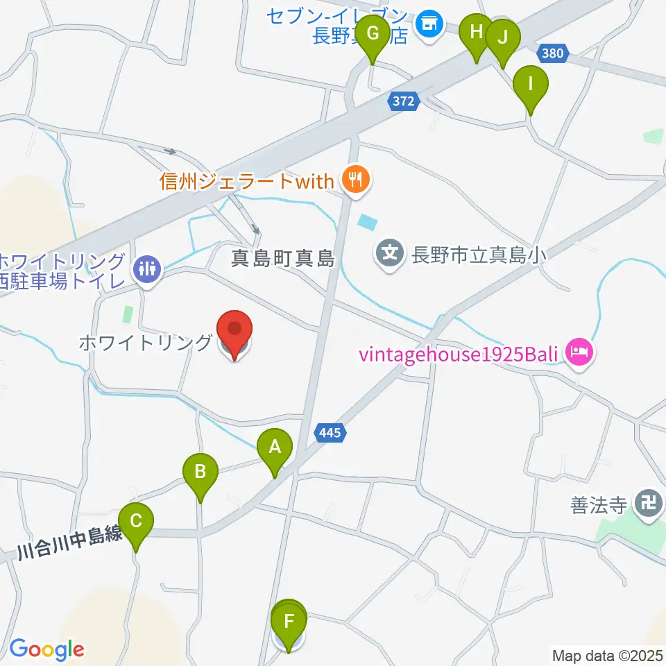 ホワイトリング周辺の駐車場・コインパーキング一覧地図