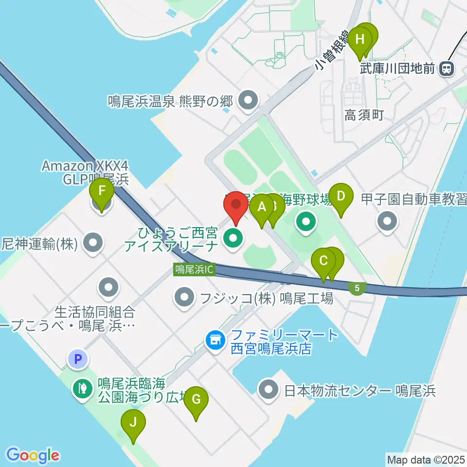 ライフパートナーアリーナ周辺の駐車場・コインパーキング一覧地図