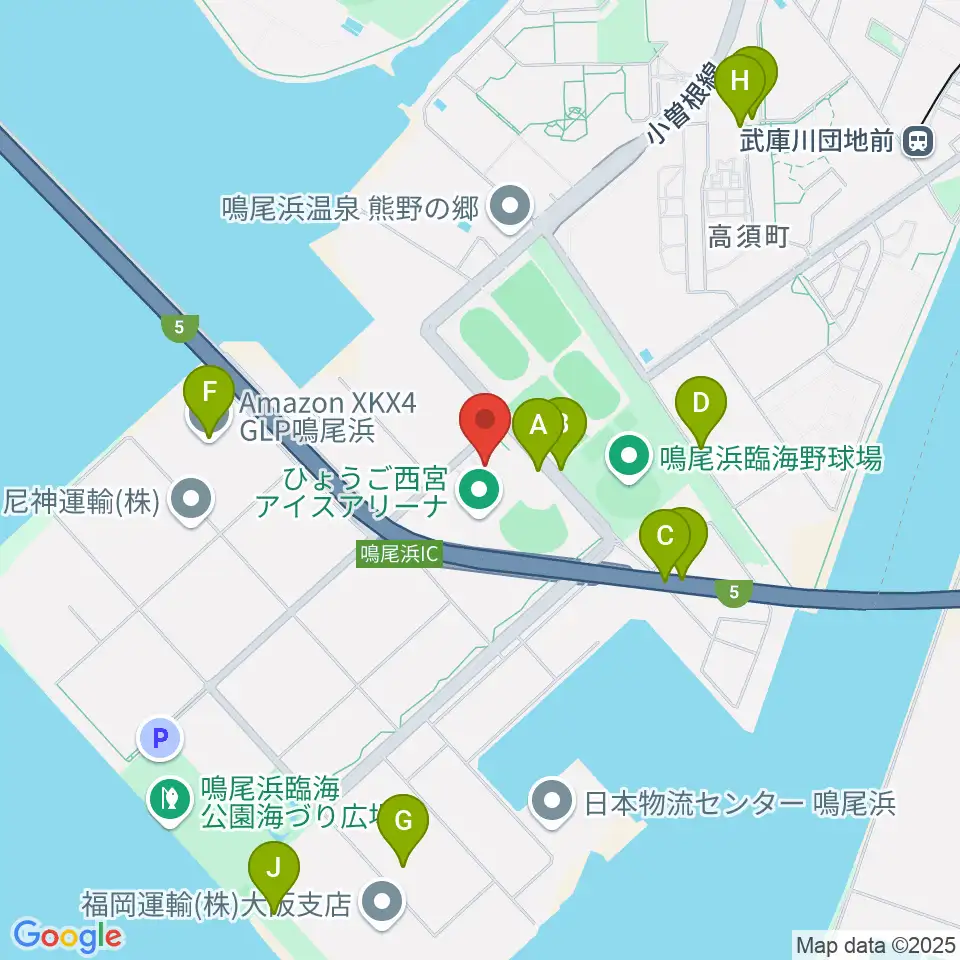 ライフパートナーアリーナ周辺の駐車場・コインパーキング一覧地図
