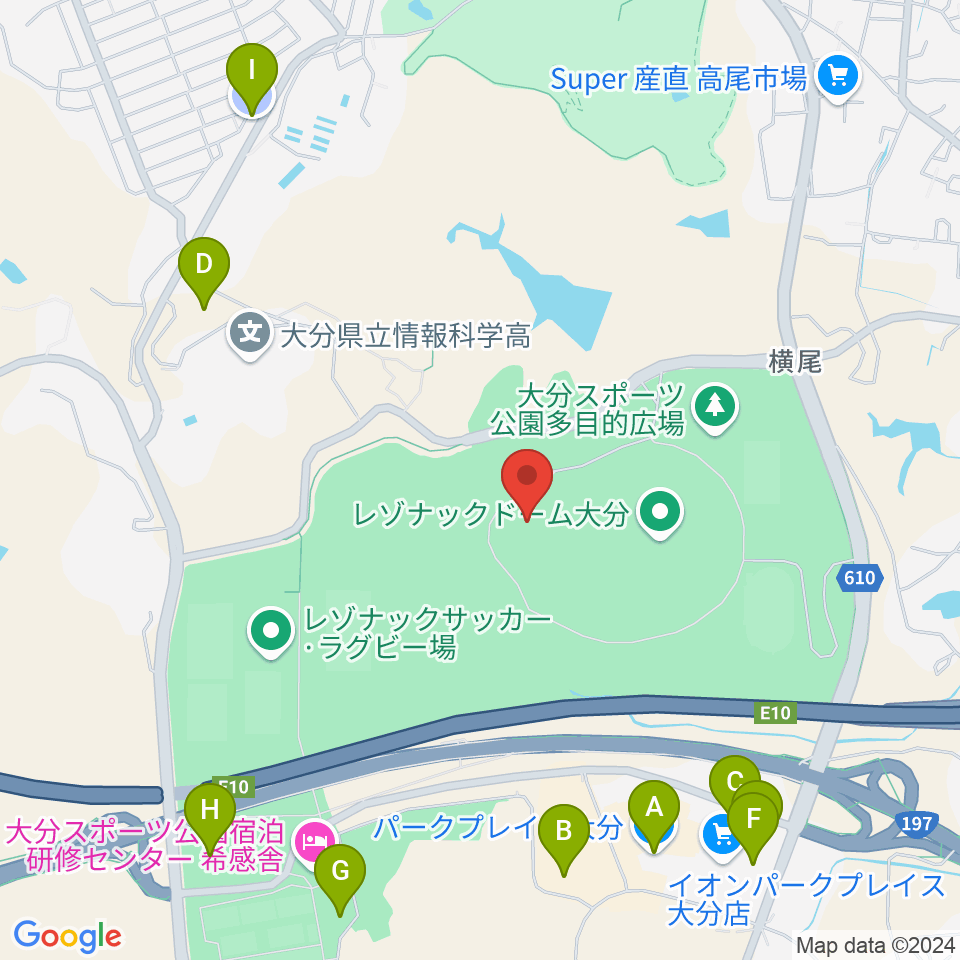 クラサス武道スポーツセンター周辺の駐車場・コインパーキング一覧地図