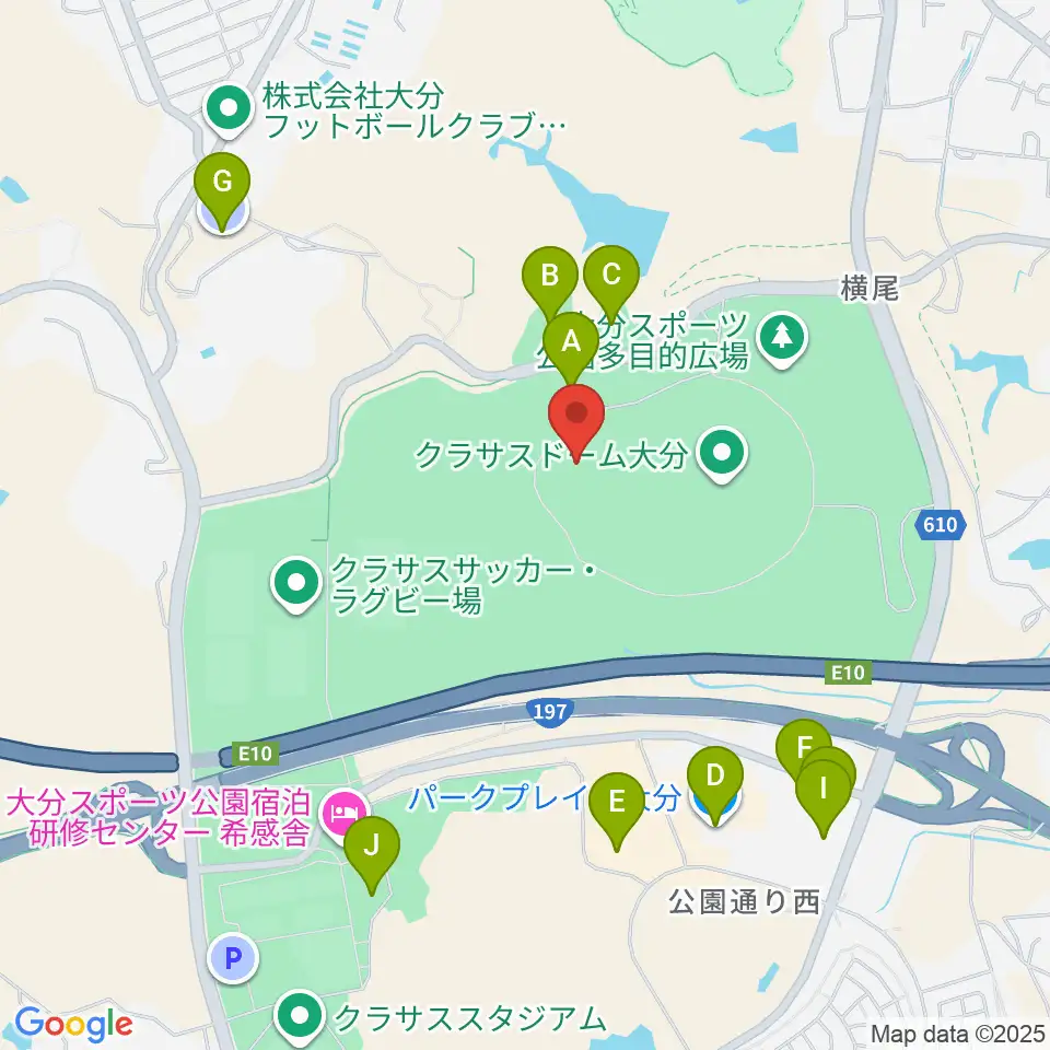 クラサス武道スポーツセンター周辺の駐車場・コインパーキング一覧地図