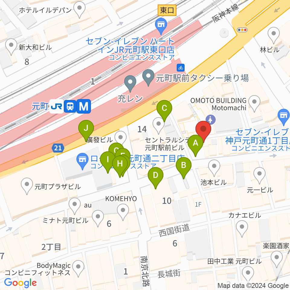 汎芽舎周辺の駐車場・コインパーキング一覧地図