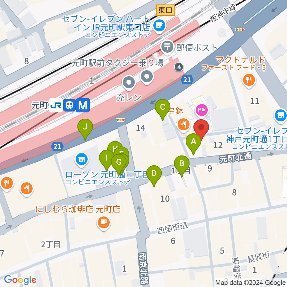 汎芽舎周辺の駐車場・コインパーキング一覧地図