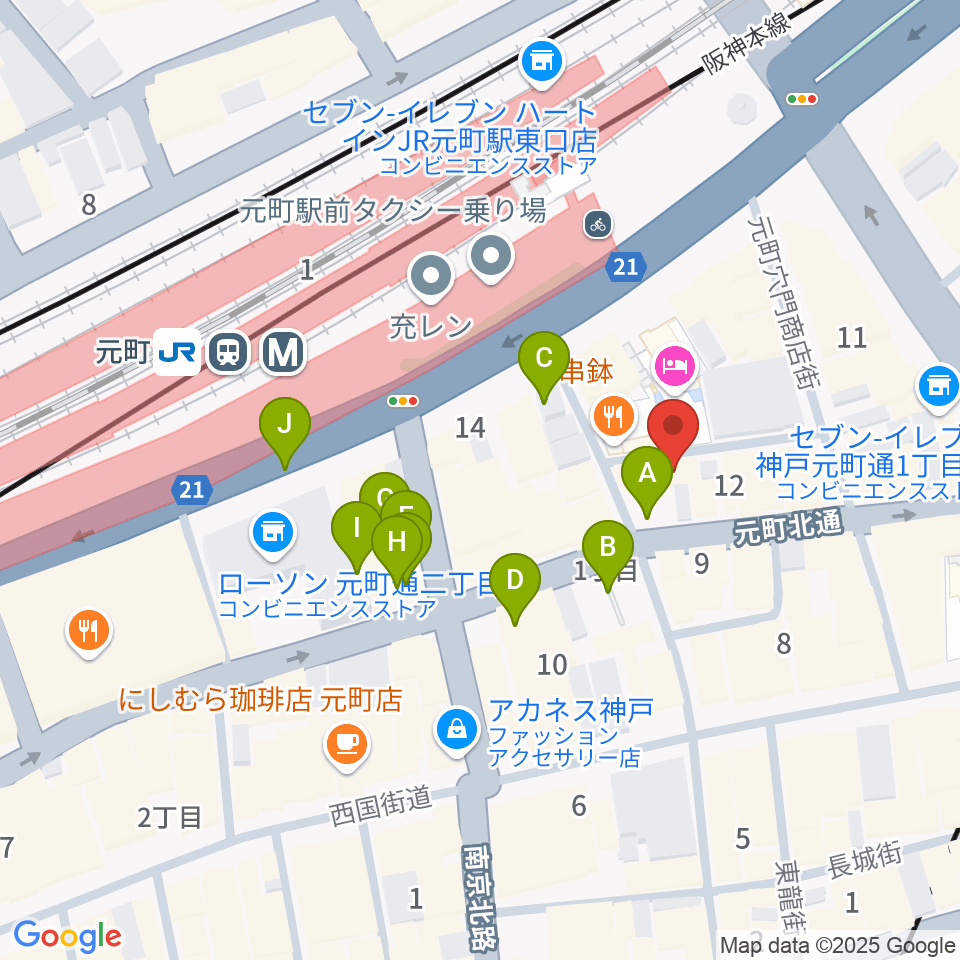 汎芽舎周辺の駐車場・コインパーキング一覧地図