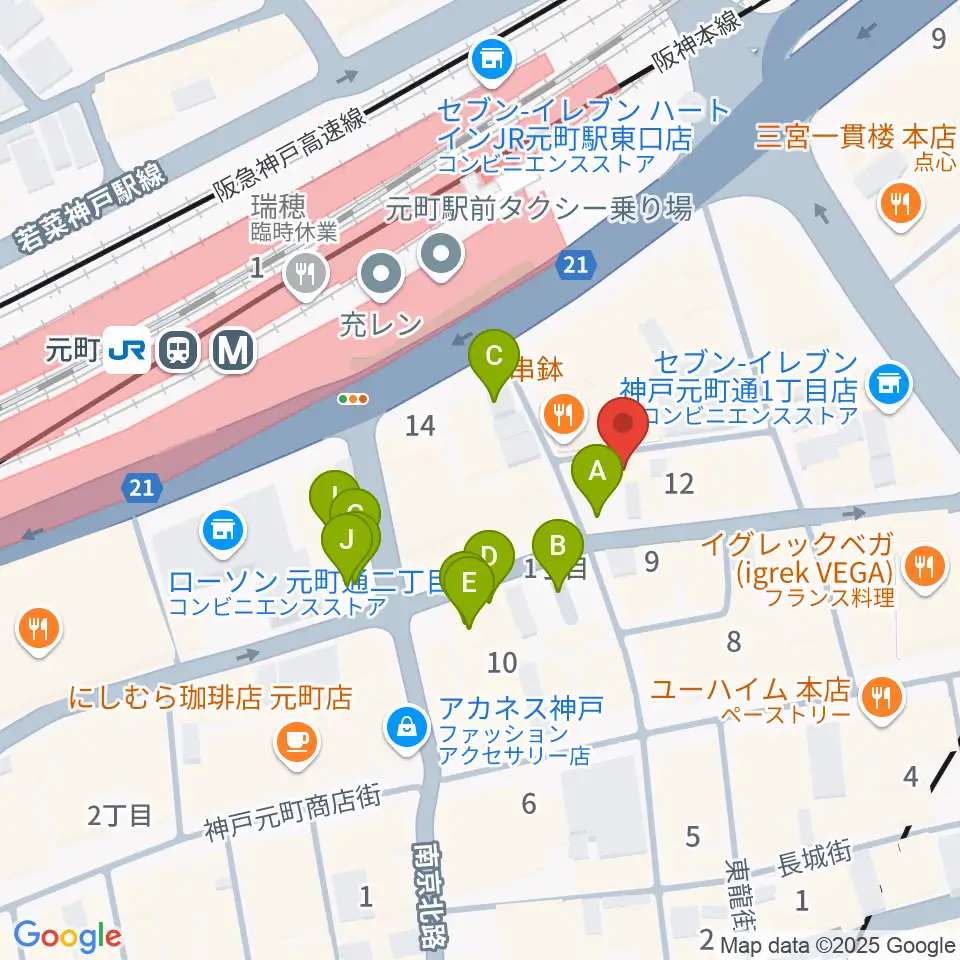 汎芽舎周辺の駐車場・コインパーキング一覧地図